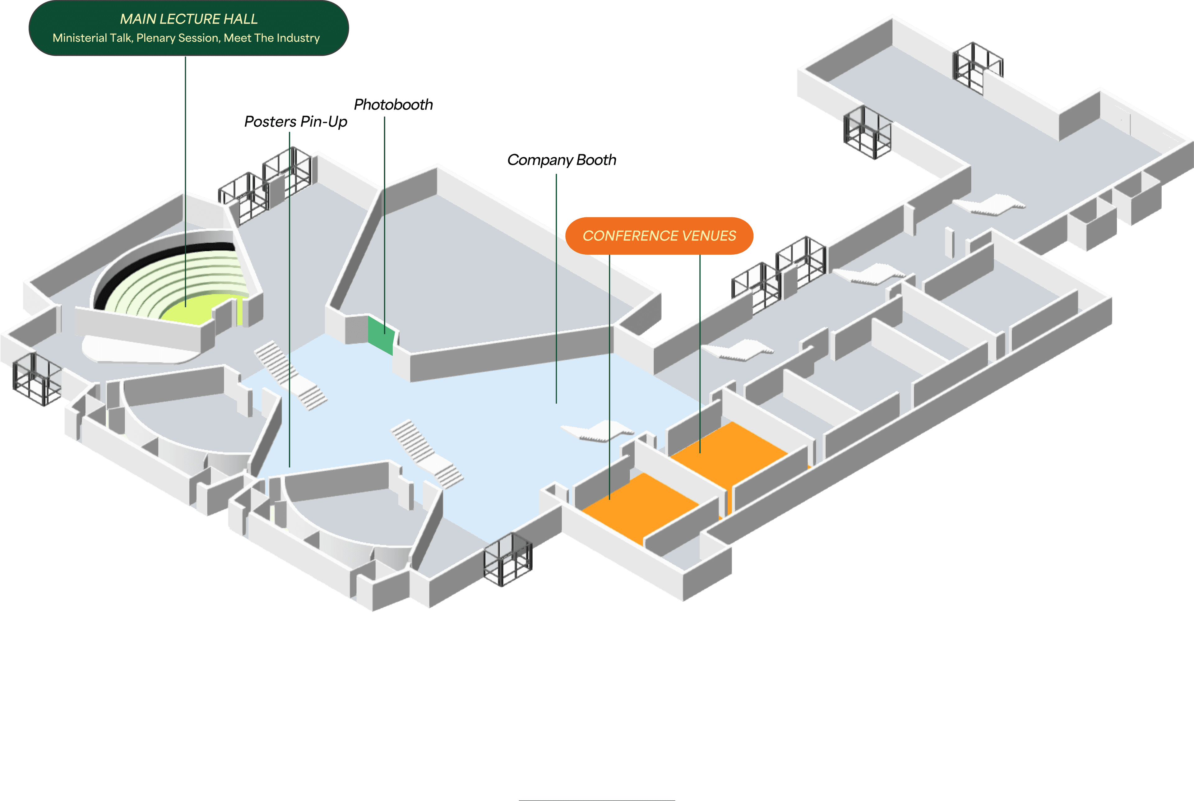 Floorplan Venue 3D